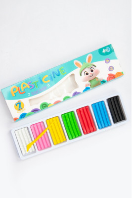 Пластилін, 7 кольорів, 140 г, Hipe